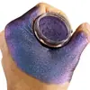 Transfronterizo Nuevo Flash Colorante Color Mágico Camaleón Brillo de Labios Cosmético Nebulosa Polarizada Sombra de Ojos en Polvo Colorante de Alto Brillo