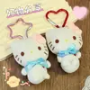 Chaveiro Pingente Gatinho Kt Fofo Estrela Coração Boneca Decoração de Bolsa Gato Desenho Animado Pingente DIY para Mulheres