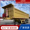 Semirremolque Volquete de Volteo Trasero en Forma de U para Transporte de Carbón y Grava con Puente de Bolsas de Aire, Capaz de Levantar Camión de Puente de Placa de Acero