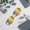 Brincos magnéticos redondos, clipes de orelha sem furo, brincos populares europeus e americanos da Amazon, acessórios de zircônia para o dia a dia, personalizados de fábrica