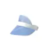 Sombrero de Sol de Colores Caramelo Transfronterizo, Visera Deportiva para Correr de Ala Ancha con Parte Superior Abierta, Sombrero de Plástico de Colores Caramelo para Protección Solar de Verano al por Mayor