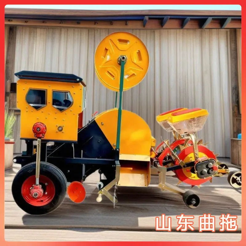 两行全膜花生覆膜施肥点播机 8