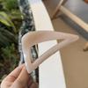 Nuevo Clip Triángulo Oblicuo de 10 cm Hebilla Mariposa Pinza para el Cabello Moda Simple Elegante Pinza para el Cabello Retro Lujo Ligero Accesorios para el Cabello