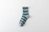 Calcetines para Hombre Otoño e Invierno Nuevos Calcetines de Media Caña a Rayas Azules y Verdes Calcetines Largos Deportivos de Algodón Absorbentes de Sudor Calcetines Zhuji