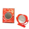 Shunxin Espejo de Plástico para Boda Dragón y Fénix Espejo de Maquillaje Espejo de Mesa Espejo de Doble Cara Espejo de Belleza Espejo de Maquillaje Espejo de Escritorio Doble Espejo de Tocador