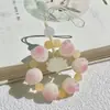 Cadena Luminosa para Teléfono con Pata de Gato y Raíz de Bodhi, Alto Valor Estético, Colgante Corto Estilo Antiguo, Cordón para Teléfono de Raíz de Bodhi Anti-Pérdida