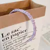 Diadema de perlas frescas estilo primavera Chanel pasador para lavar la cara tejido simple trenzado diadema para presionar el cabello accesorios para el cabello para mujeres