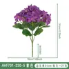Flor Artificial Hortênsia, Arranjo de Flores para Decoração de Casa, Adereços de Fotografia de Flores para Casamento, Buquê, Venda por Atacado de Flores Artificiais