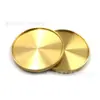 Tapa hueca de metal para taza, tapa para portavelas, tapa para vaso de aromaterapia, tapa para botella de perfume, tapa de latón con patrón de CD, tapa de metal