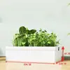 Cesta de plantación de verduras para el hogar multicapa cocina balcón plantación de verduras carrito pequeño estante de almacenamiento estante de almacenamiento para huecos maceta pintura de colores