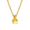 Popular OL estilo elegante natural pedra preciosa zircão pingente de colar design banhado 18k colar moda comutador deve