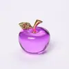 Manzana de Cristal Navideña Transfronteriza Regalo Decoraciones Creativas Adornos del Día de San Valentín Fruta de la Paz Diamante Colorido Adornos