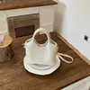 2026 Mini Bolsa Tote Estilo Fresco Japonês Bolsa Saco Azul Denim para Mulheres Bolsa Coreana para o Trabalho Bolsa Escolar para Estudantes