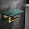 Porta-lenços de Mármore Elegante e Simples para Banheiro e Vaso Sanitário Rack de Armazenamento para Parede do Banheiro Fácil de Instalar Sem Perfuração