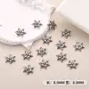 Accesorios Transfronterizos para Uñas, Estilo Punk Oscuro, Decoraciones Metálicas de Cruz Retro para Uñas, Accesorios Portátiles para Uñas DIY