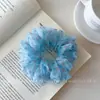 Goma para el pelo scrunchie de gasa tipo nube tie-dye estilo coreano para mujer, temperamento suave vintage, accesorio de alta gama para el pelo, cuerda para el pelo