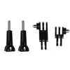 Soporte de Palo de Extensión GoPro Brazo Ajustable Ajuste Bidireccional de Longitud Adaptador de Conector Universal Accesorios para Cámara Deportiva