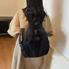 Mochila de Mezclilla Versátil Vintage para Mujer, Moderna y Sencilla, Mochila para Viajes Diarios, Ligera, Bolsa Escolar de Gran Capacidad para Estudiantes