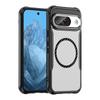 Adequado para Capa de Celular Google Pixel 9 Google Pixel 9 Padrão Fibra de Carbono Borda Macia Semitransparente Capa Magnética para Celular