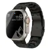 Pulseira de metal titânio aplicável para Apple Watch 38mm 42mm Pulseira de smartwatch de metal Homem de Ferro