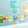 Novo Brinquedo de Banho Transfronteiriço Banheiro Dinossauro Tubo Água Vira-vira Música Brinquedo de Água para Bebê DIY Brinquedo de Banho