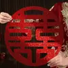 Adesivos de Personagem Felicidade Dupla para Casamentos, Adesivos de Decoração para Quarto de Casamento, Decorações de Casamento, Personagens Grande Felicidade Dupla para Portas, Janelas, Guarda-roupas, Adesivos de Porta Felicidade Dupla