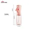 Spot atacado 50ML80ML frasco spray plástico transparente portátil perfume cosméticos engarrafado álcool pequeno regador