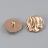 Botones Irregulares de Plástico Imitación Metal con Forma, Botones con Forma para Suéter Abrigo Chaqueta de Cuero, Botones Decorativos para Abrigo Cortavientos