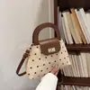 Bolso Nuevo Estilo Otoño Temprano para Mujer Diseño de Moda Sentido Coreano Bolso de Mano de Lunares Casual Versátil Bolso Cruzado de Hombro de Comercio Exterior