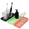 Bandeja de silicona transfronteriza para aromaterapia, antideslizante, resistente al desgaste, bandeja decorativa de almacenamiento multifuncional para escritorio de sala de estar, artículos varios