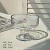 Pulsera de Grava de Cristal de Alto Valor Bola de Cristal Taza de Piedra Desmagnetizadora Adorno de Purificación Decoración Base de Copa de Vidrio Estilo Ins