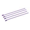 Material de joyería DIY, cadena de metal de 11 cm con forma de onda para niños, cadena de cuentas, cadena de etiquetas de colores, cadena de cuentas pequeñas, accesorios para llavero