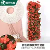 Glicínia Violeta Flor Artificial Pendurada na Parede Parede para Fotografia de Casamento Flor Falsa Pendurada Buquê de Flores Cesta Suspensa para Sala de Estar Decoração de Parede