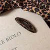 Pinza para el Cabello con Estampado de Leopardo para Flequillo Lateral y Mechones Pequeños, Pinza Grande de Alta Gama Nueva para Mujer