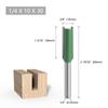 Fresa de un solo filo y de doble filo con vástago de 1/4", Cabezal de fresa para máquina de recorte, Fresa para ranurar, Broca para router de máquina de grabado, Cuchilla recta para máquina de recorte