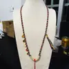 Cordón para Colgante Estilo Tíbet Collar de las Cinco Deidades de la Riqueza Cordón para Colgante de Tántrica Accesorios Budistas Cordón para Colgar Collar para Hombres y Mujeres Cordón Trenzado