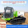 Caminhão betoneira de boca plana de 2 quadrados, descarga automática todo-terreno, caminhão de transporte de potes Chaotian, misturador vertical Parthenocissus