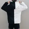 Comercio exterior transfronterizo Moda casual de primavera y otoño para hombre Combinación de colores Suéter con cara sonriente Chaqueta con capucha deportiva de manga larga para hombre Abrigo para hombre