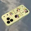 Adequado para Capa de Celular Nova Apple 17Promax 16Pro Calça Amarela Xiaoxin Iphone15 Feminino 14 Silicone Líquido