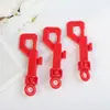 Fornecido Diretamente pelo Fabricante, Chaveiro Plástico em Forma de P com Rotação 360 graus, Mosquetão Colorido com Mola, Mosquetão em Forma de P para Cães, Cores Podem Ser Personalizadas.