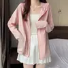Ropa de Protección Solar de Seda de Hielo para Verano 2026 para Mujer, Chaqueta Fina Holgada Transpirable de Color Sólido para Verano para Mujer