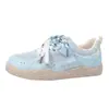 Zapatos Casuales de Malla Cómodos Versátiles con Bloques de Color de Nuevo Estilo y Diseño Elegante, Zapatos de Mujer Individuales de Moda, Tenis de Tendencia de Alto Valor Estilo Coreano