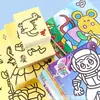 Pintura de Arena Pegatinas de Arena de Colores para Niños Son Producidas en Masa por el Fabricante y Pueden Ser Personalizadas como Etiquetas Hechas a Mano de Bricolaje