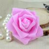 Rosa de Espuma de Cabeza de Rosa de 7 cm Boda Día de San Valentín Ramo Flor Falsa Material de Empaque Flor Artificial