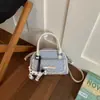 Bolsa de Mão de Luxo para Mulheres 2026 Nova Primavera Cor Popular Bloco de Cores Bolsa de Ombro Único Trabalho Deslocamento Transversal Pequena Bolsa Quadrada