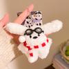 Pequeño Regalo Colgante de Animal de Dibujos Animados Muñeco de Peluche Llavero Juguete para Bolsa Decoración Accesorio para Mochila Colgante Osito