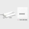 Accesorios para panel perforado ganchos decorativos estante de almacenamiento de agujero redondo organizador de escritorio de montaje en pared pegatinas magnéticas