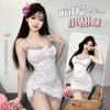 Dormila Lencería Sexy Deseo Puro Camisón Sexy de Encaje Tentador Camisola para Busto Pequeño Camisón Bata de Batalla para Mujer F528