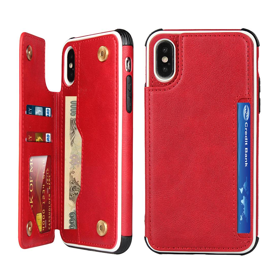 苹果iPhone X/Xs 翻盖插卡手机壳