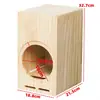 Caja de altavoz de madera maciza de 4 pulgadas 5 pulgadas, caja de madera, caja de altavoz de laberinto, caja de altavoz de estantería de madera de dos vías